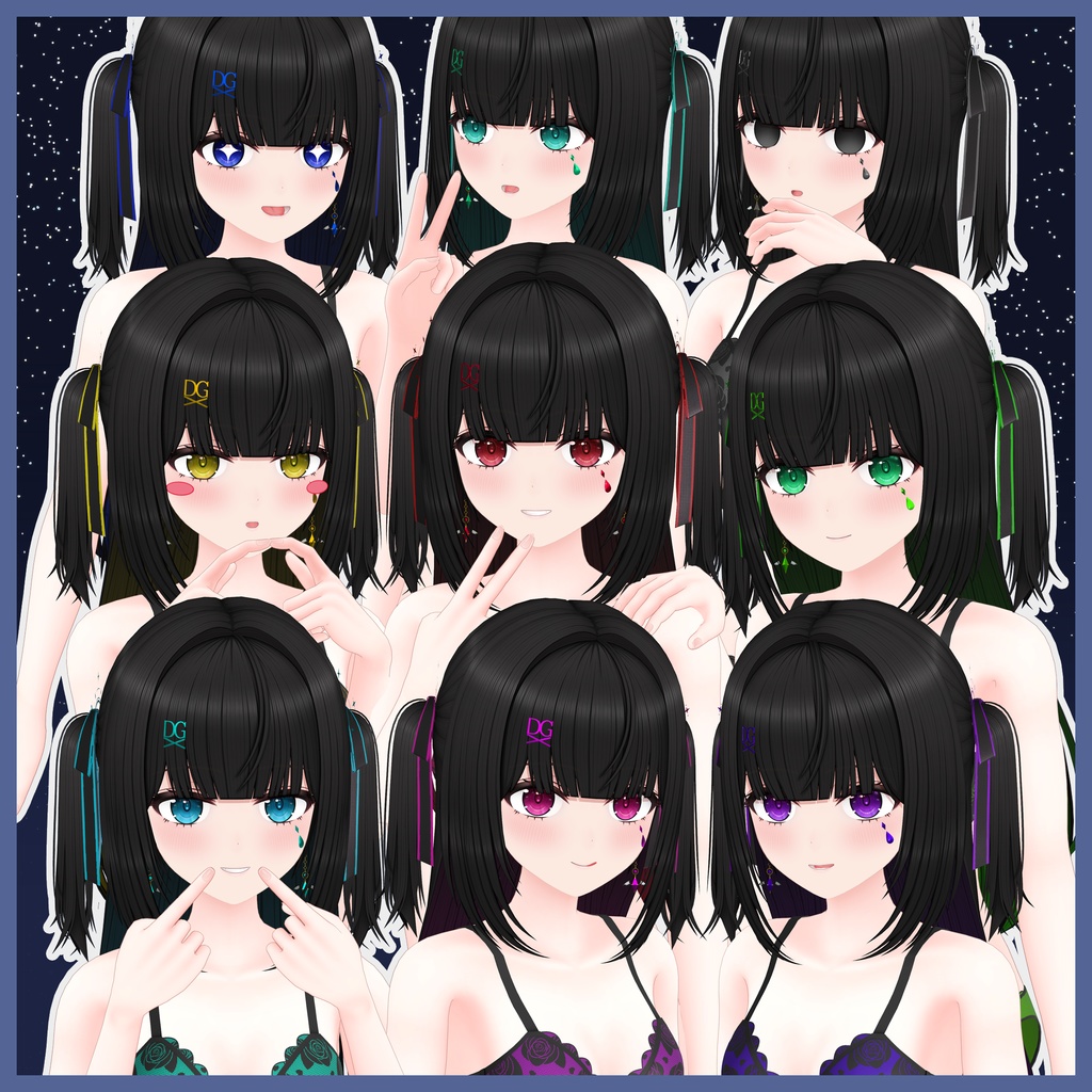 【オリジナル3Dモデル】 ユラ