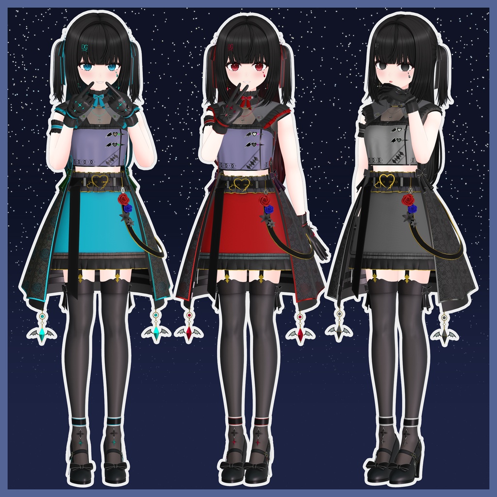 【オリジナル3Dモデル】 ユラ