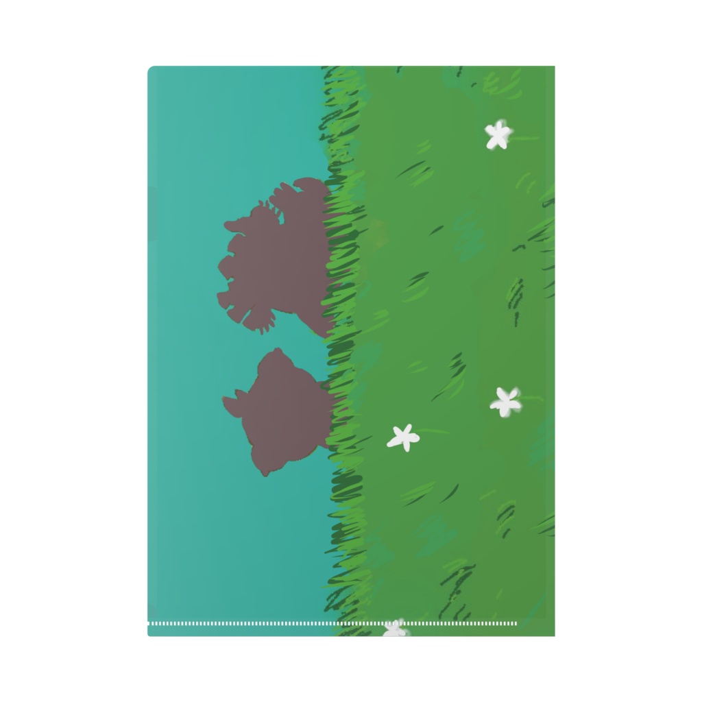 ヒヨコちゃんとシーサーくん