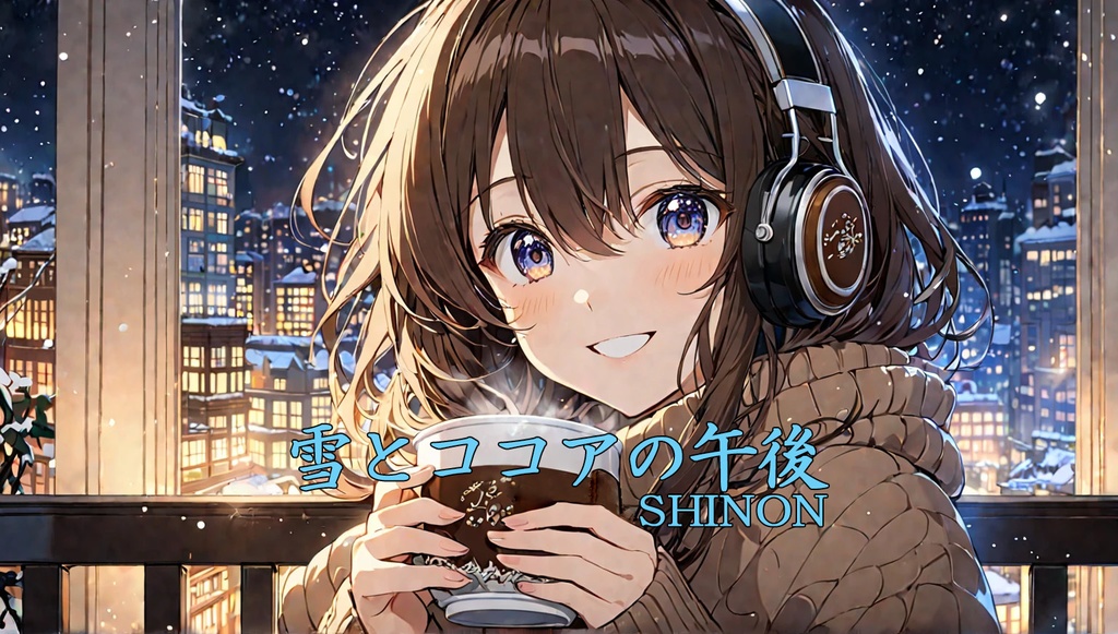 雪とココアの午後