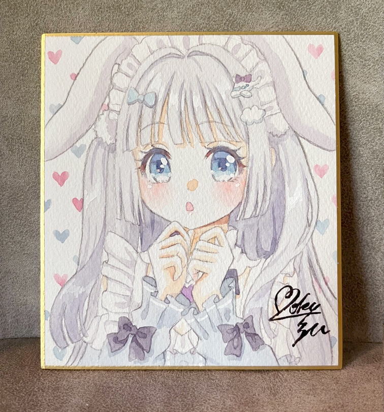 【直筆色紙】すくもちゃん２