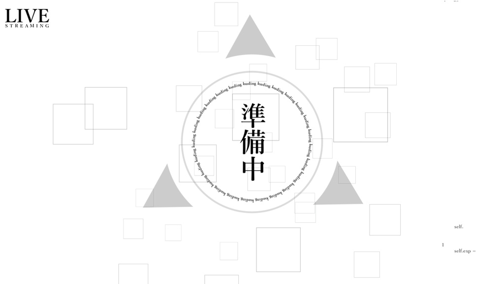 【無料▷配信者向け】待機画面１（6種類）
