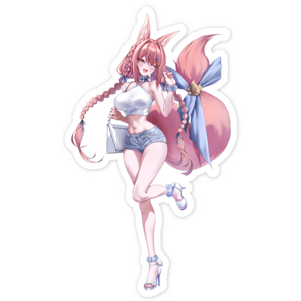 夏363Aスマホステッカー