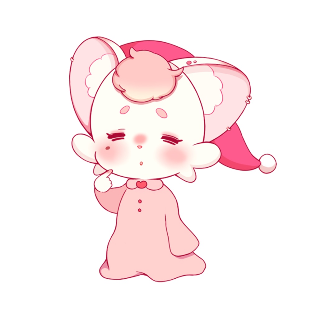 ねむねむさっちゃん　ステッカー