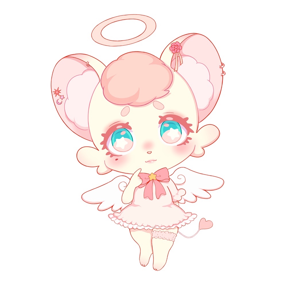 天使さっちゃん　ステッカー