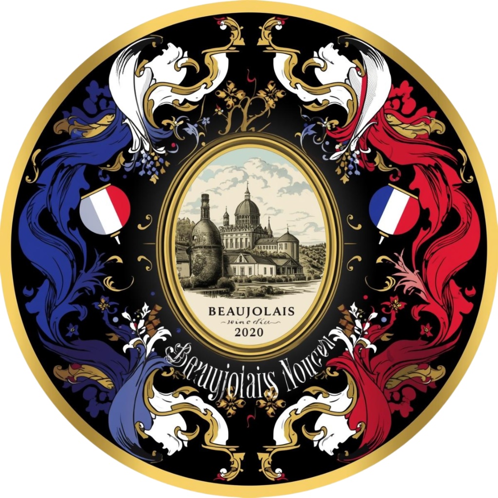 ボジョレーヌーボーをテーマにしたクリップアート素材 17セット PNG背景透過