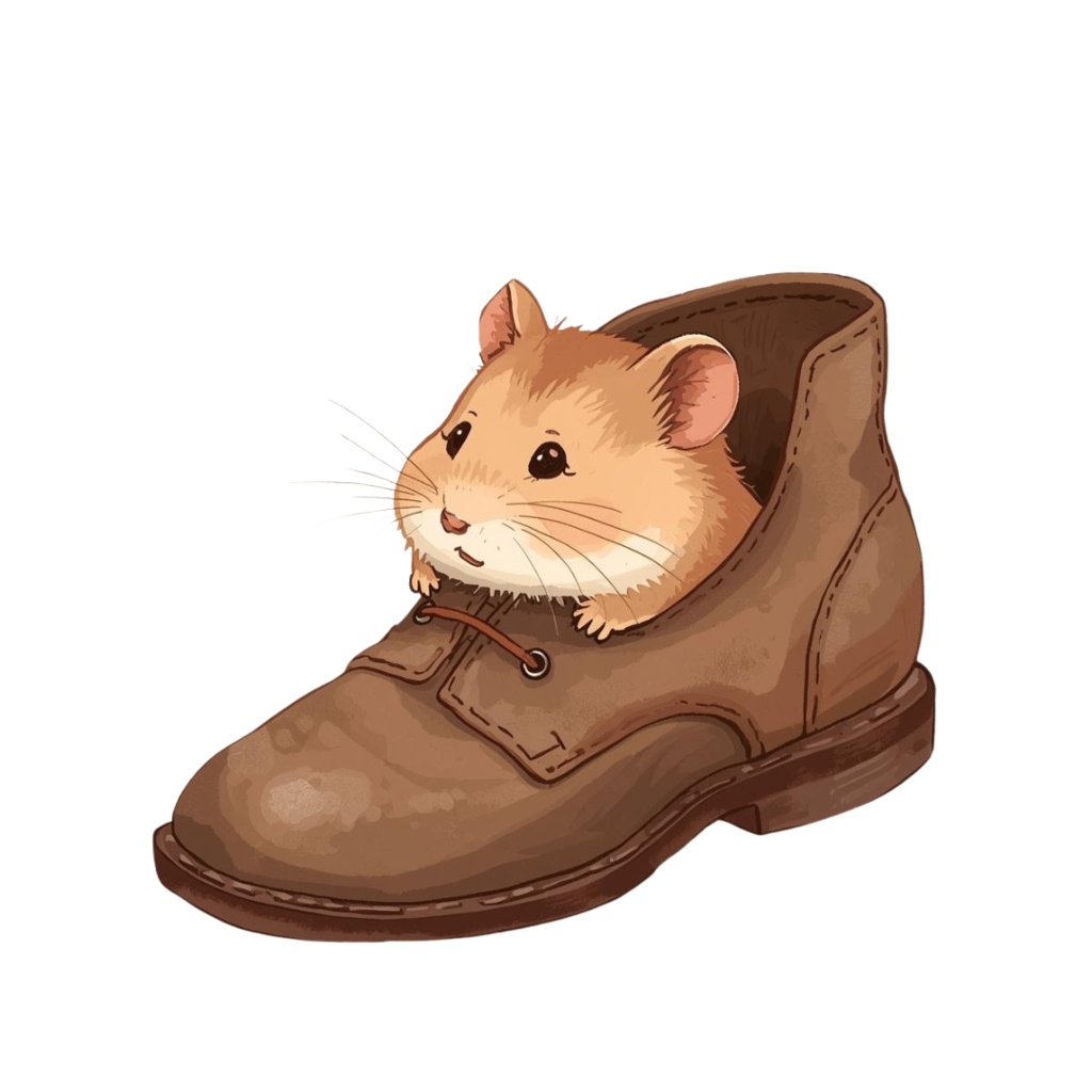 かわいいハムスターのクリップアートセット Part.1 9種 PING形式(背景透過)