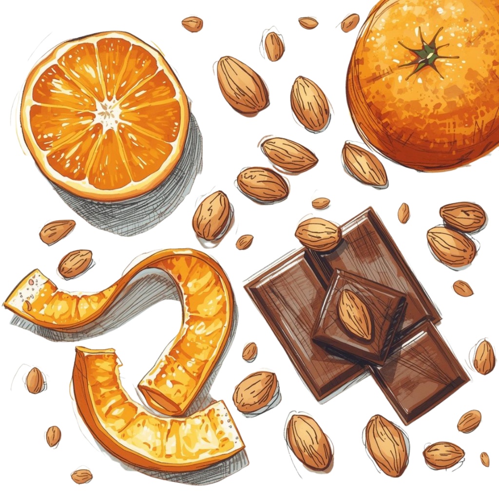 バレンタインにも使えるチョコ好きさんのためのチョコレートクリップアート素材セット1 PNG形式(背景透過)39種