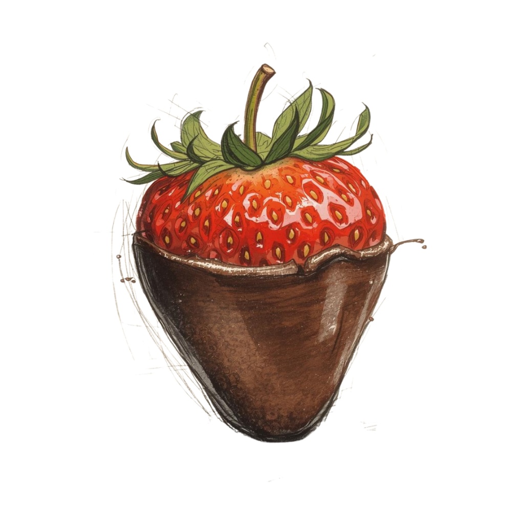 バレンタインにも使えるチョコ好きさんのためのチョコレートクリップアート素材セット1 PNG形式(背景透過)39種