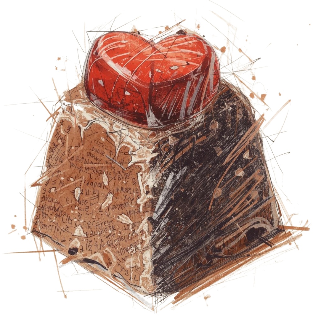 チョコ好きさんのためのチョコレートクリップアート素材セット4 PNG形式(背景透過)34種