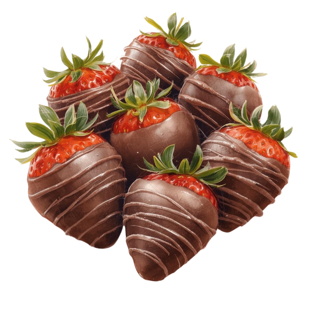 チョコ好きさんのためのチョコレートクリップアート素材セット4 PNG形式(背景透過)34種