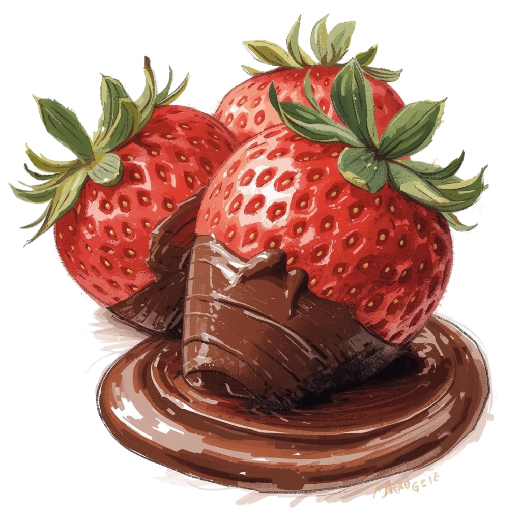 チョコ好きさんのためのチョコレートクリップアート素材セット4 PNG形式(背景透過)34種