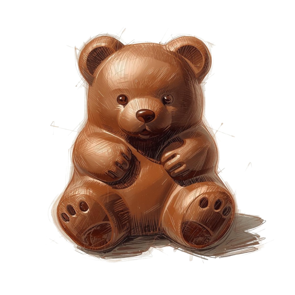 チョコ好きさんのためのチョコレートクリップアート素材セット4 PNG形式(背景透過)34種