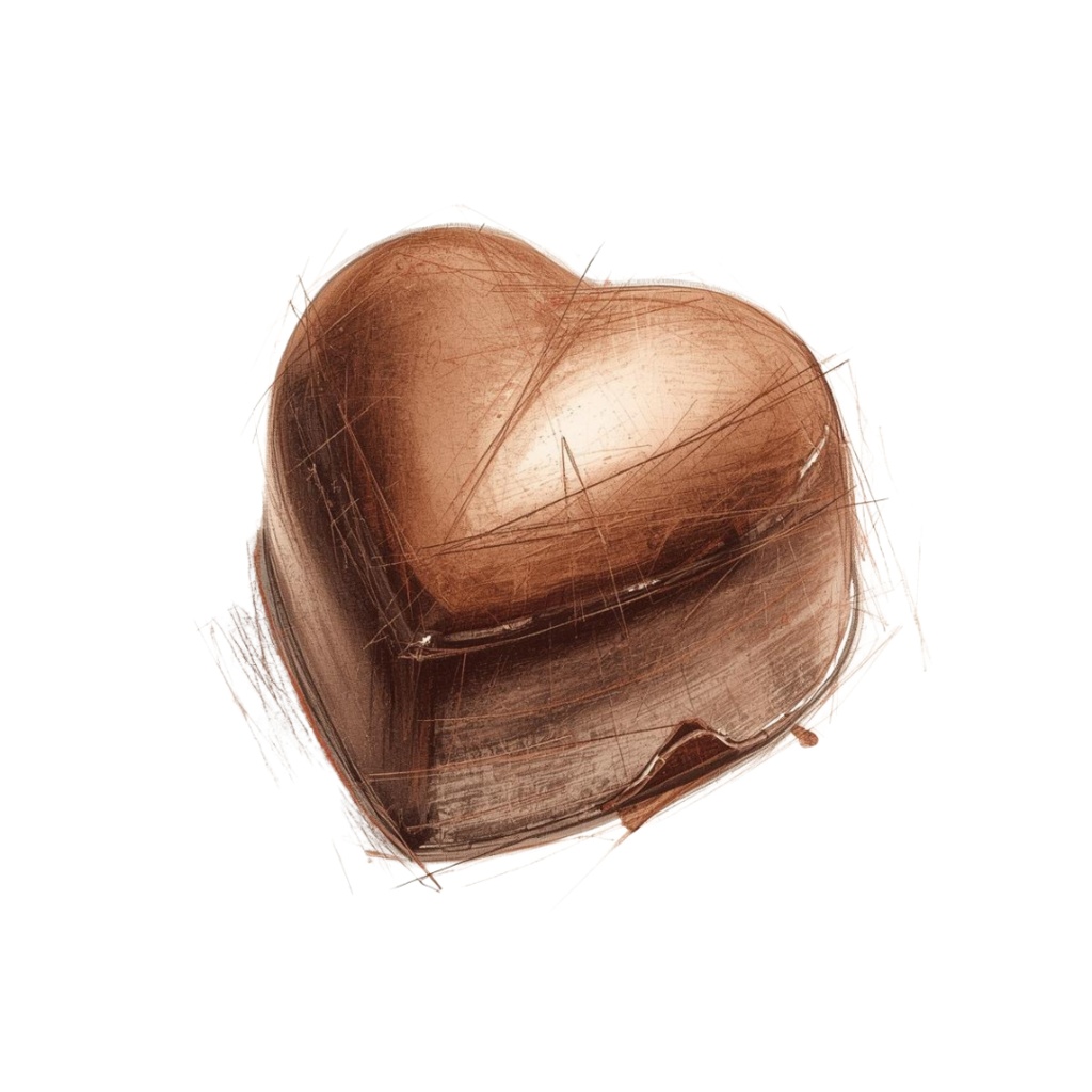 チョコ好きさんのためのチョコレートクリップアート素材セット4 PNG形式(背景透過)34種