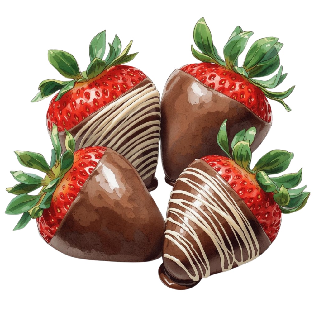 チョコ好きさんのためのチョコレートクリップアート素材セット2 PNG形式(背景透過)39種