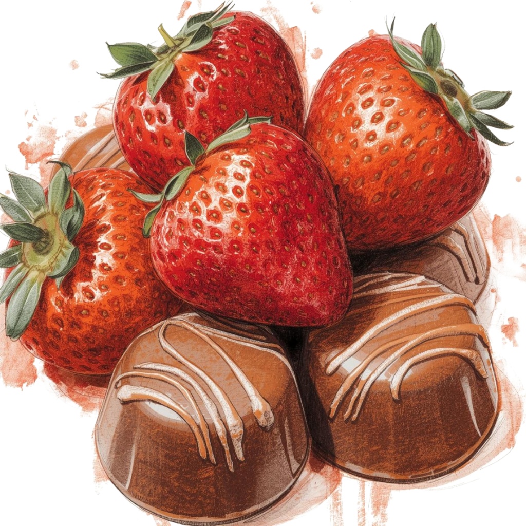 チョコ好きさんのためのチョコレートクリップアート素材セット2 PNG形式(背景透過)39種