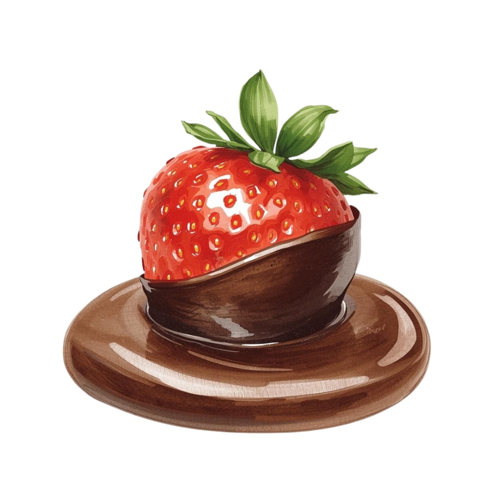 チョコ好きさんのためのチョコレートクリップアート素材セット2 PNG形式(背景透過)39種