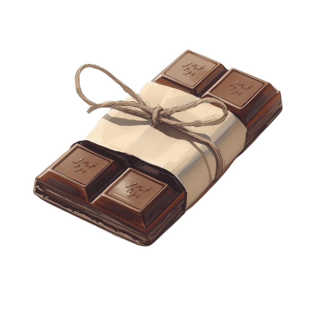 チョコ好きさんのためのチョコレートクリップアート素材セット2 PNG形式(背景透過)39種