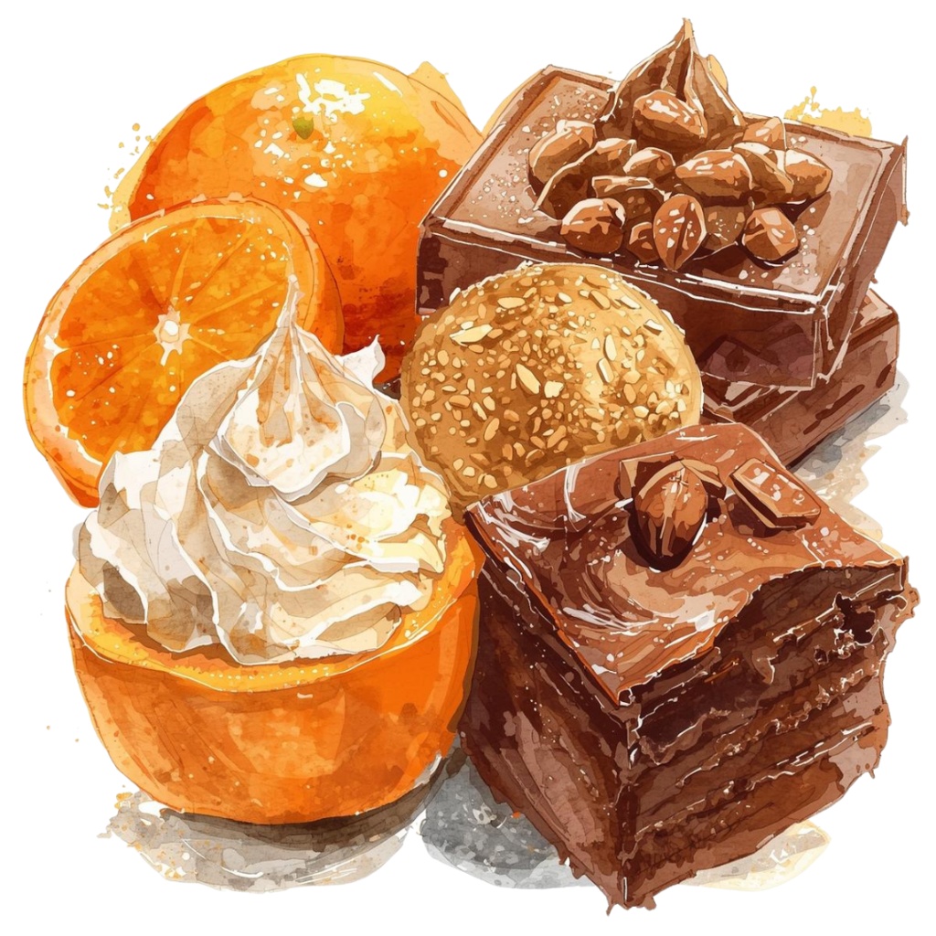 チョコ好きさんのためのチョコレートクリップアート素材セット2 PNG形式(背景透過)39種