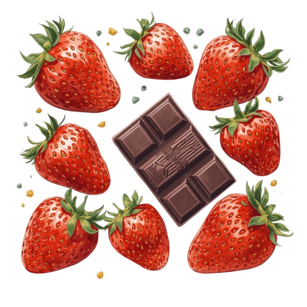 チョコ好きさんのためのチョコレートクリップアート素材セット3 PNG形式(背景透過)39種