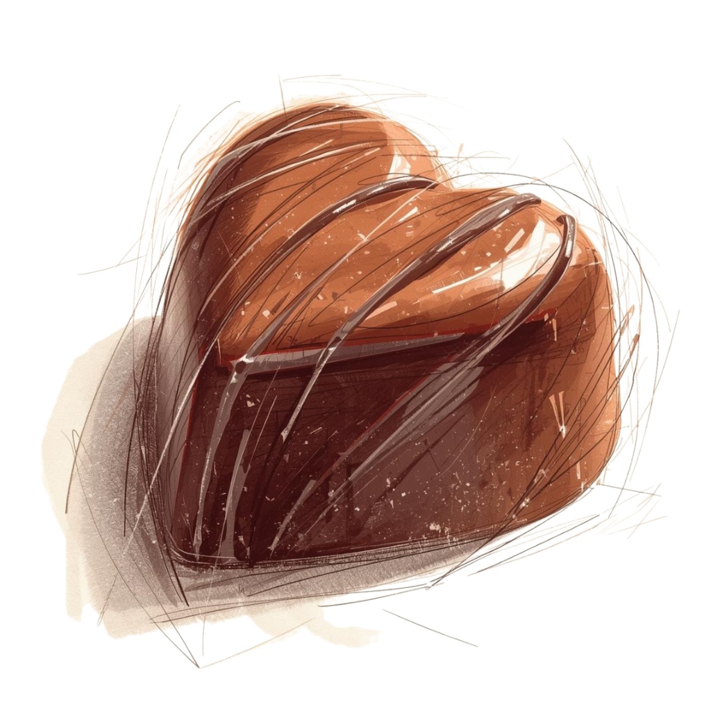 チョコ好きさんのためのチョコレートクリップアート素材セット3 PNG形式(背景透過)39種