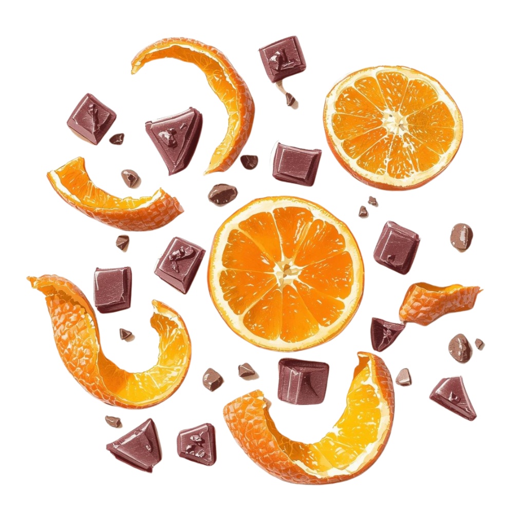 チョコ好きさんのためのチョコレートクリップアート素材セット3 PNG形式(背景透過)39種