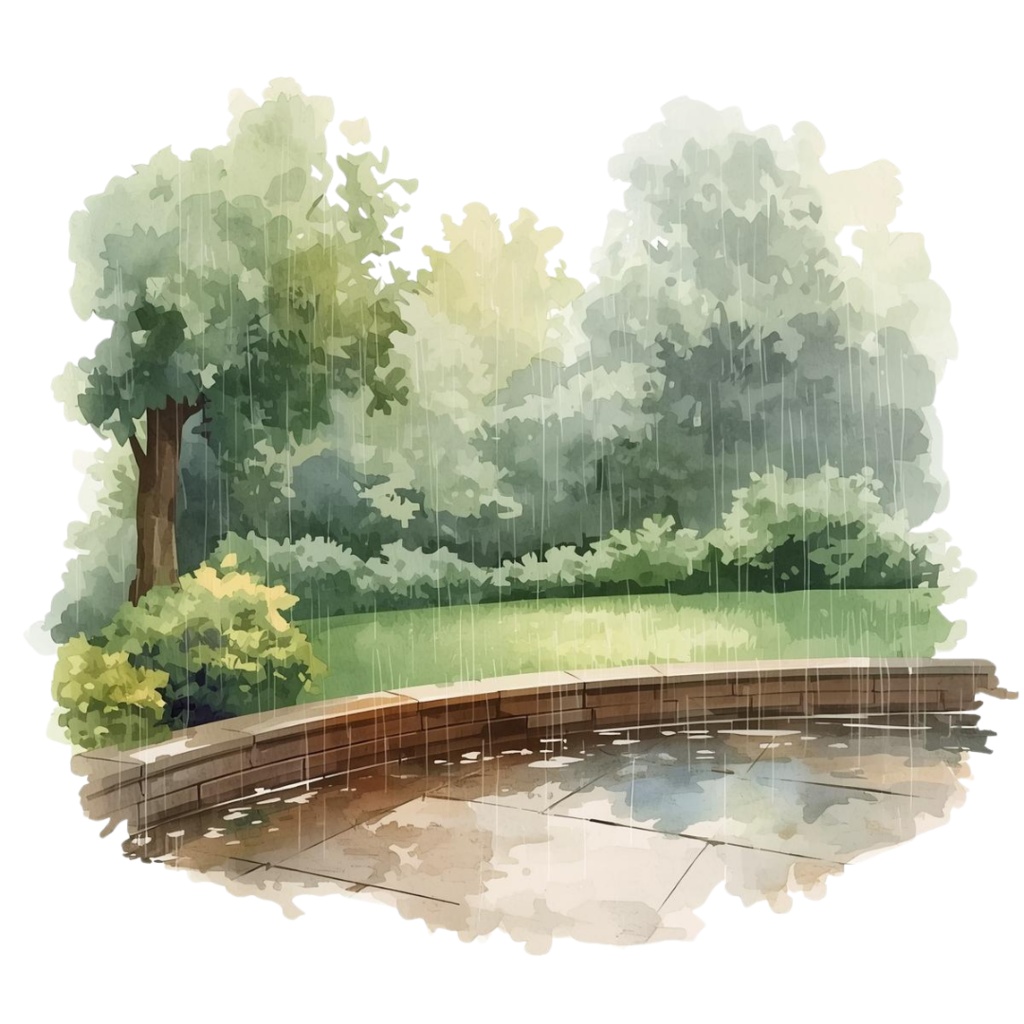 紫陽花・6月のイメージ クリップアートセット1 全41種 PING形式(背景透過)