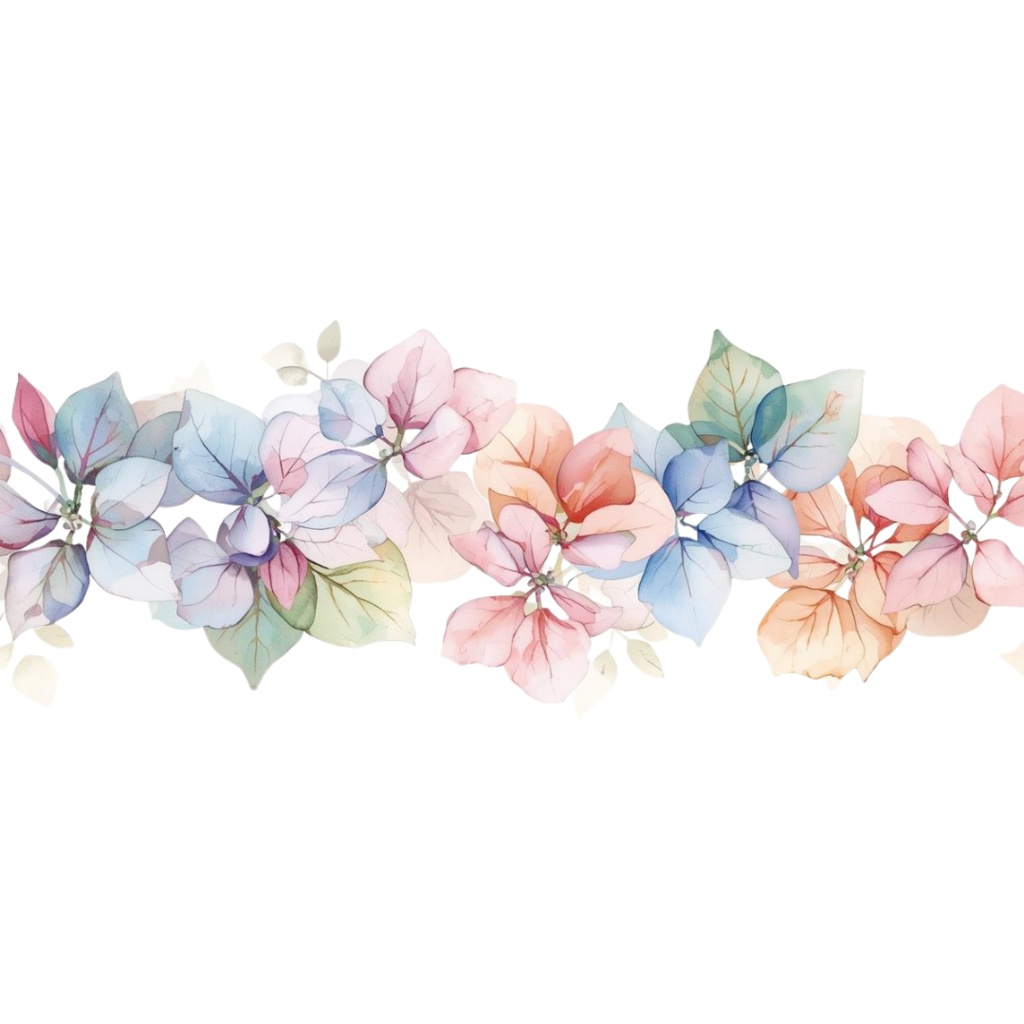 紫陽花・6月のイメージ クリップアートセット1 全41種 PING形式(背景透過)