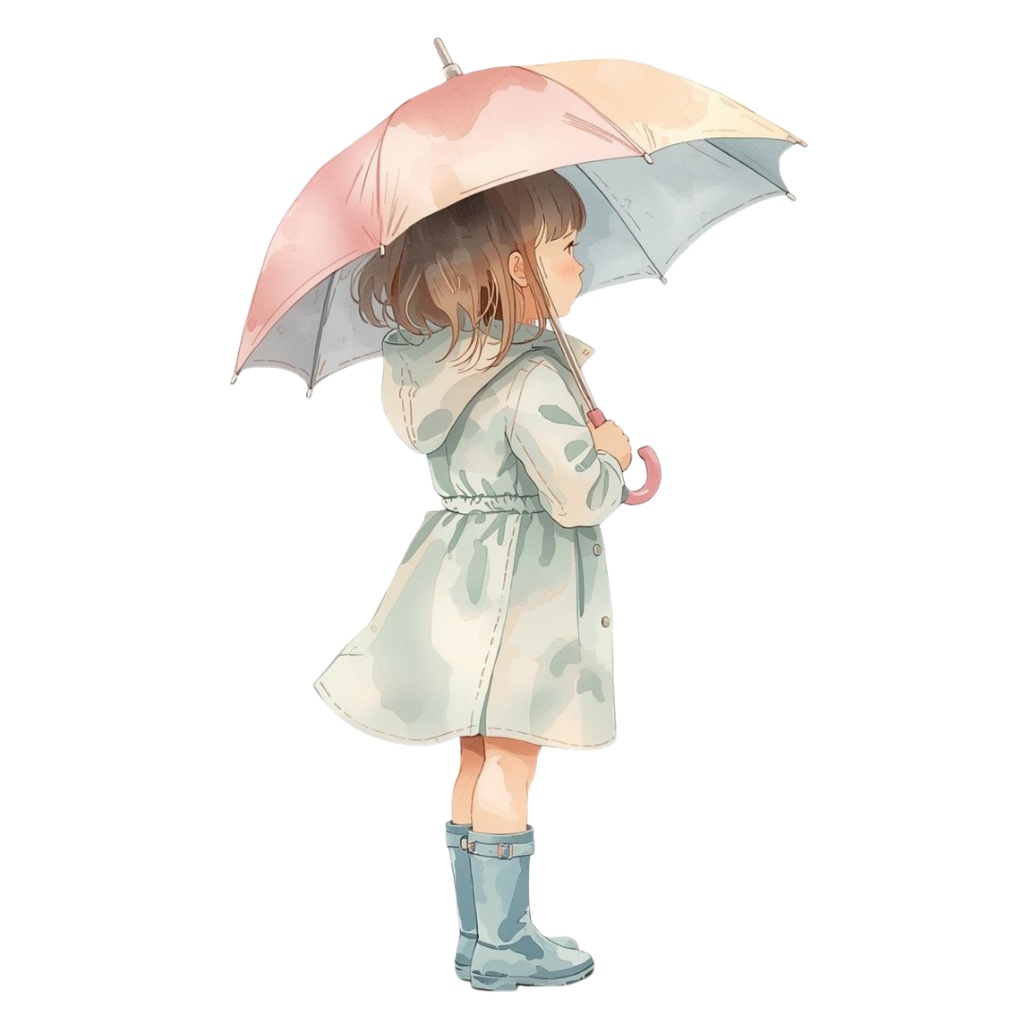 紫陽花・6月のイメージ クリップアートセット1 全41種 PING形式(背景透過)