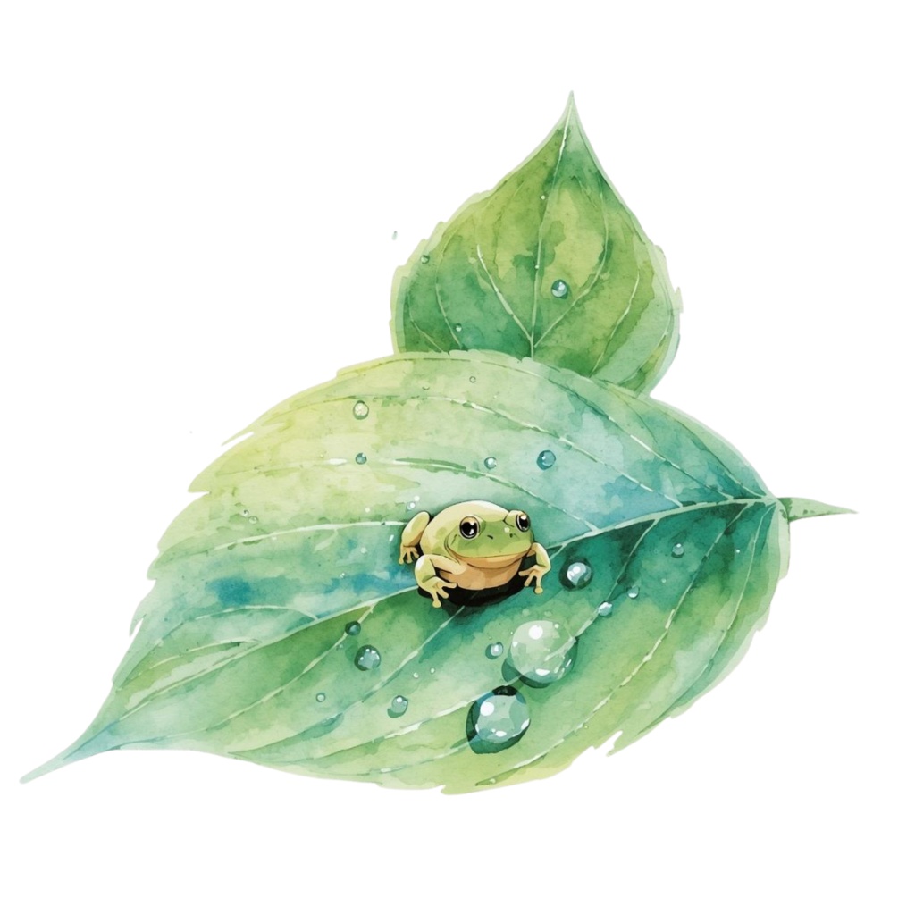 紫陽花・6月のイメージ クリップアートセット1 全41種 PING形式(背景透過)