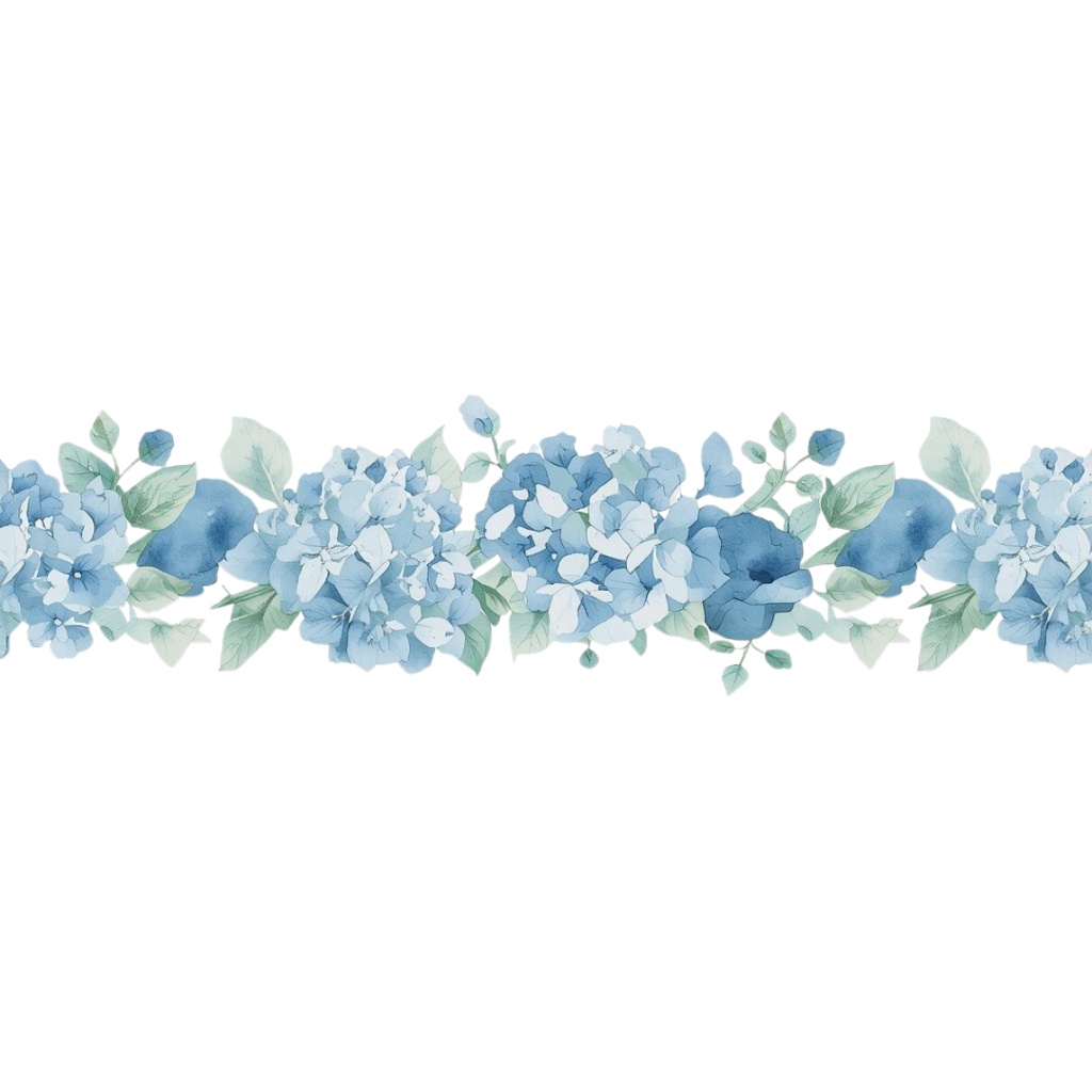 紫陽花・6月のイメージ クリップアートセット2 全45種 PING形式(背景透過)