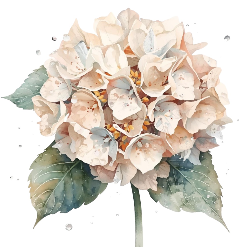 紫陽花・6月のイメージ クリップアートセット2 全45種 PING形式(背景透過)