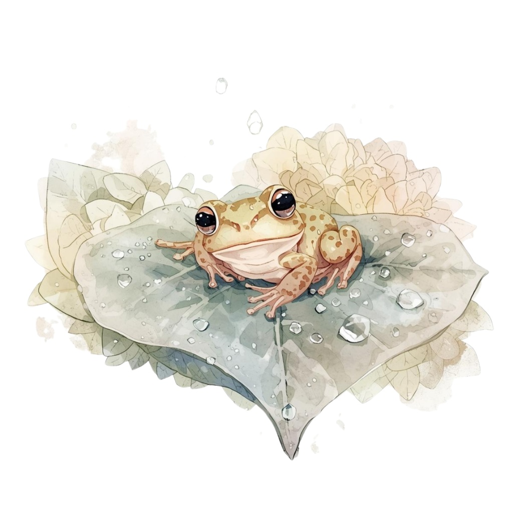 紫陽花・6月のイメージ クリップアートセット3 全46種 PING形式(背景透過)