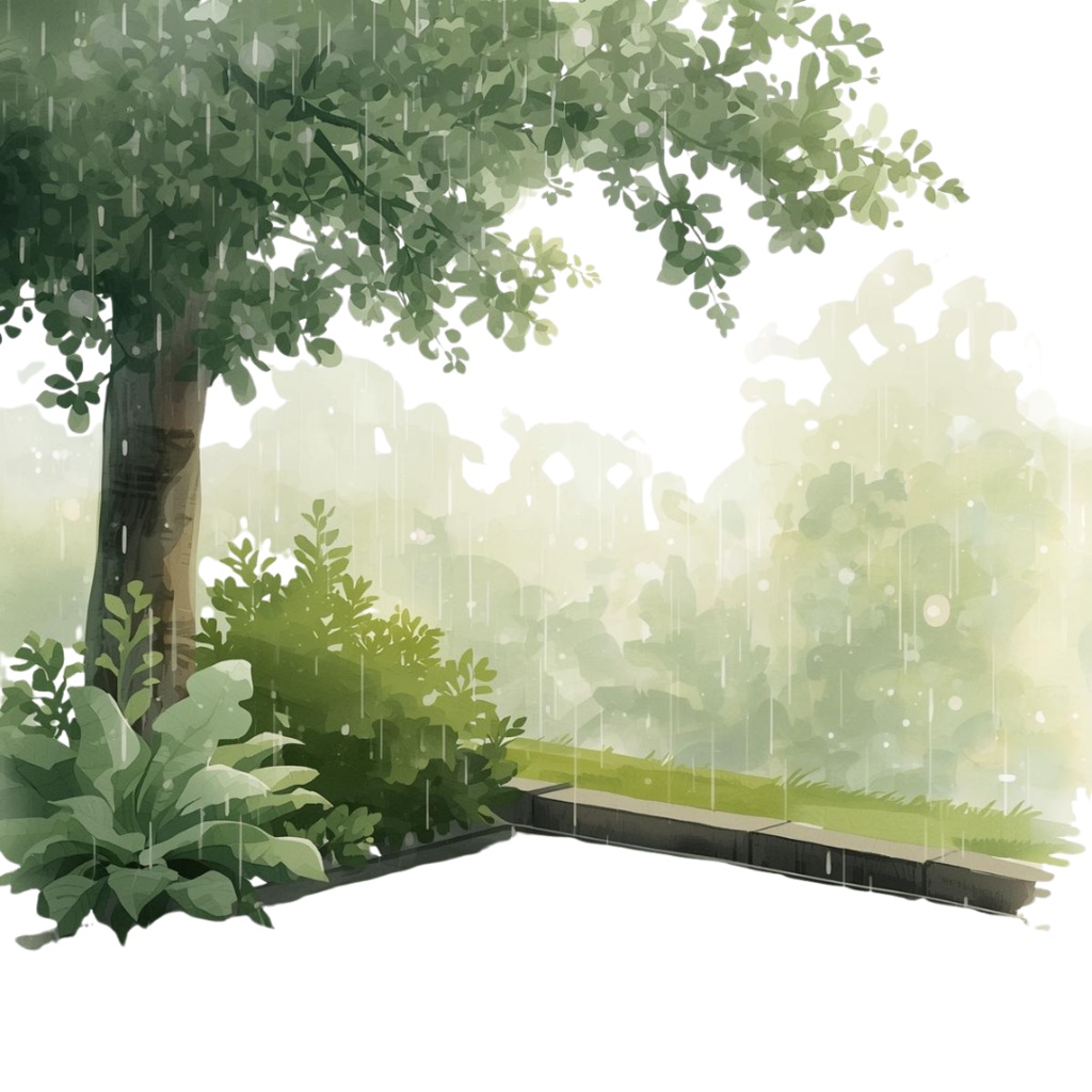 紫陽花・6月のイメージ クリップアートセット3 全46種 PING形式(背景透過)