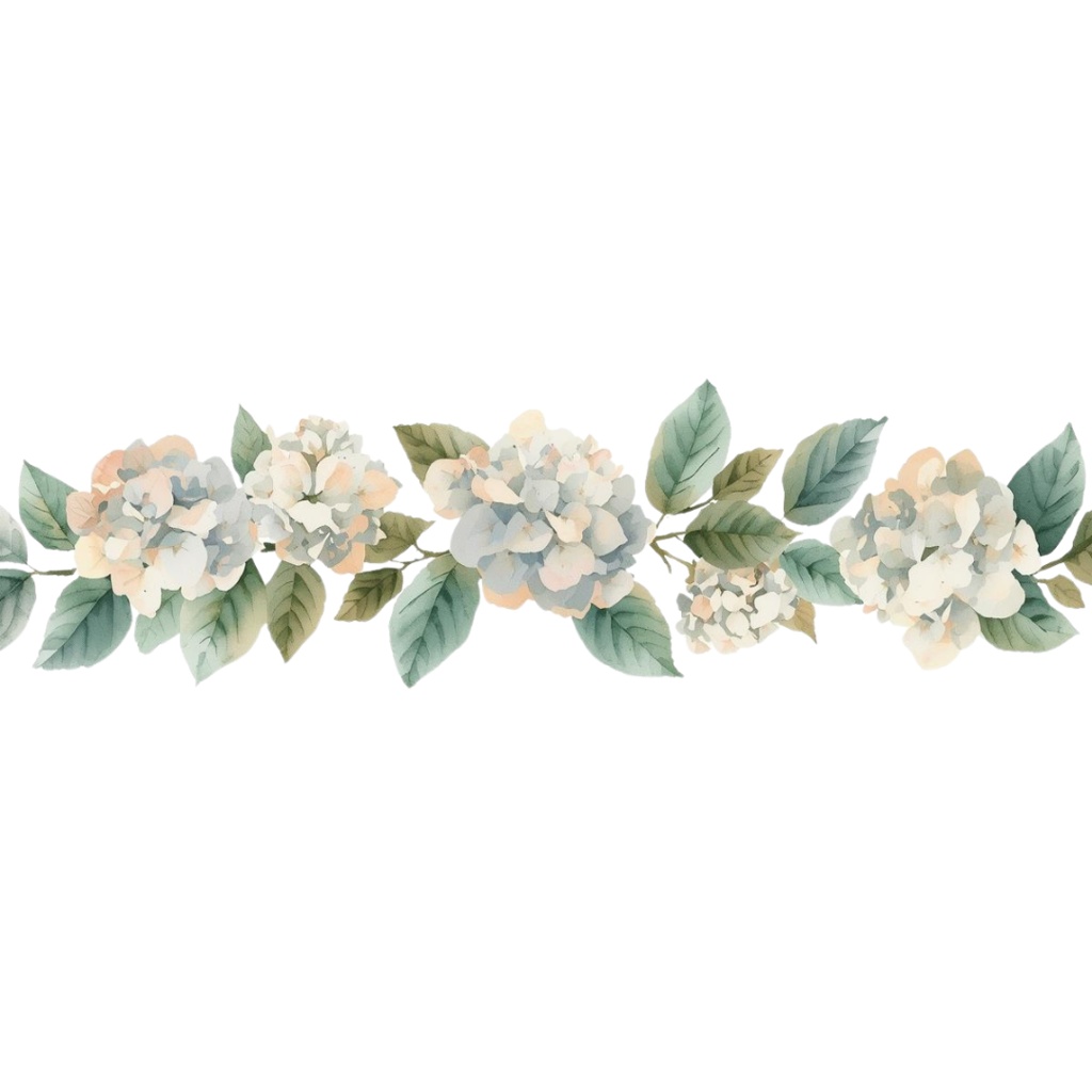 紫陽花・6月のイメージ クリップアートセット4 全45種 PING形式(背景透過)