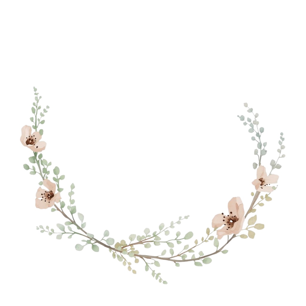 🌼 淡い水彩タッチのフラワーショップ クリップアートセット1 全41種 PNG形式(背景透過)🌼