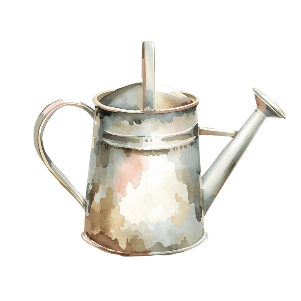 🌼 淡い水彩タッチのフラワーショップ クリップアートセット1 全41種 PNG形式(背景透過)🌼