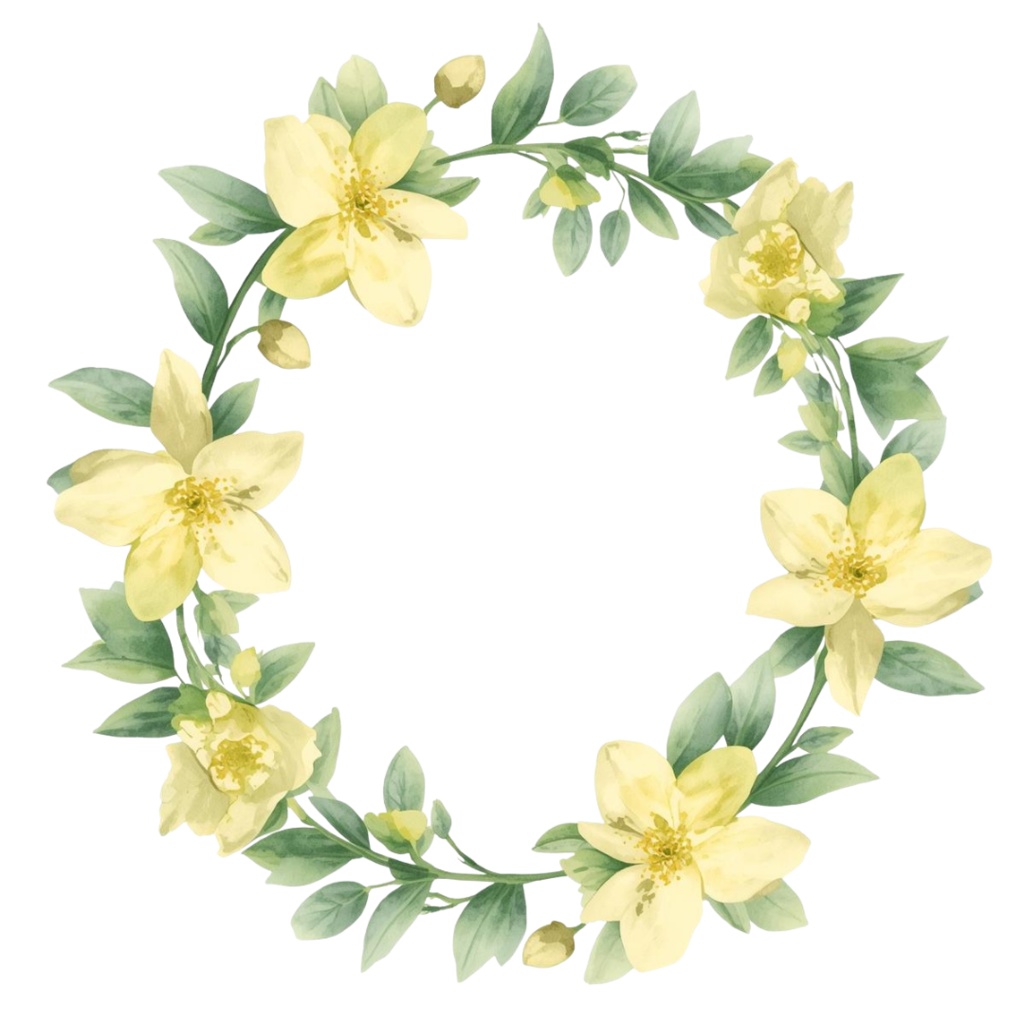 🌼 淡い水彩タッチのフラワーショップ クリップアートセット1 全41種 PNG形式(背景透過)🌼