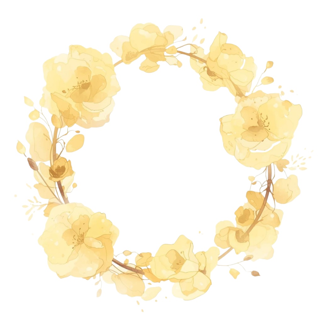 🌼 淡い水彩タッチのフラワーショップ クリップアートセット2 全50種 PNG形式(背景透過)🌼