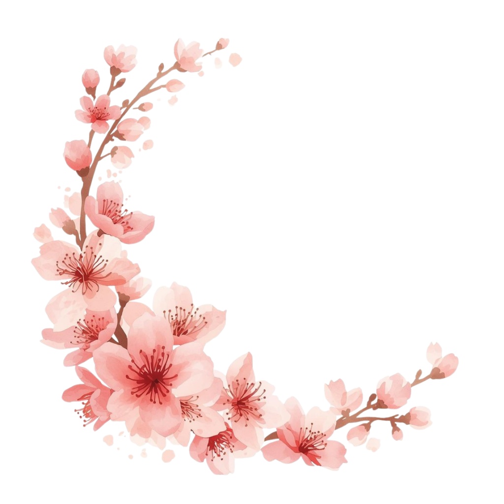 🌼 淡い水彩タッチのフラワーショップ クリップアートセット2 全50種 PNG形式(背景透過)🌼