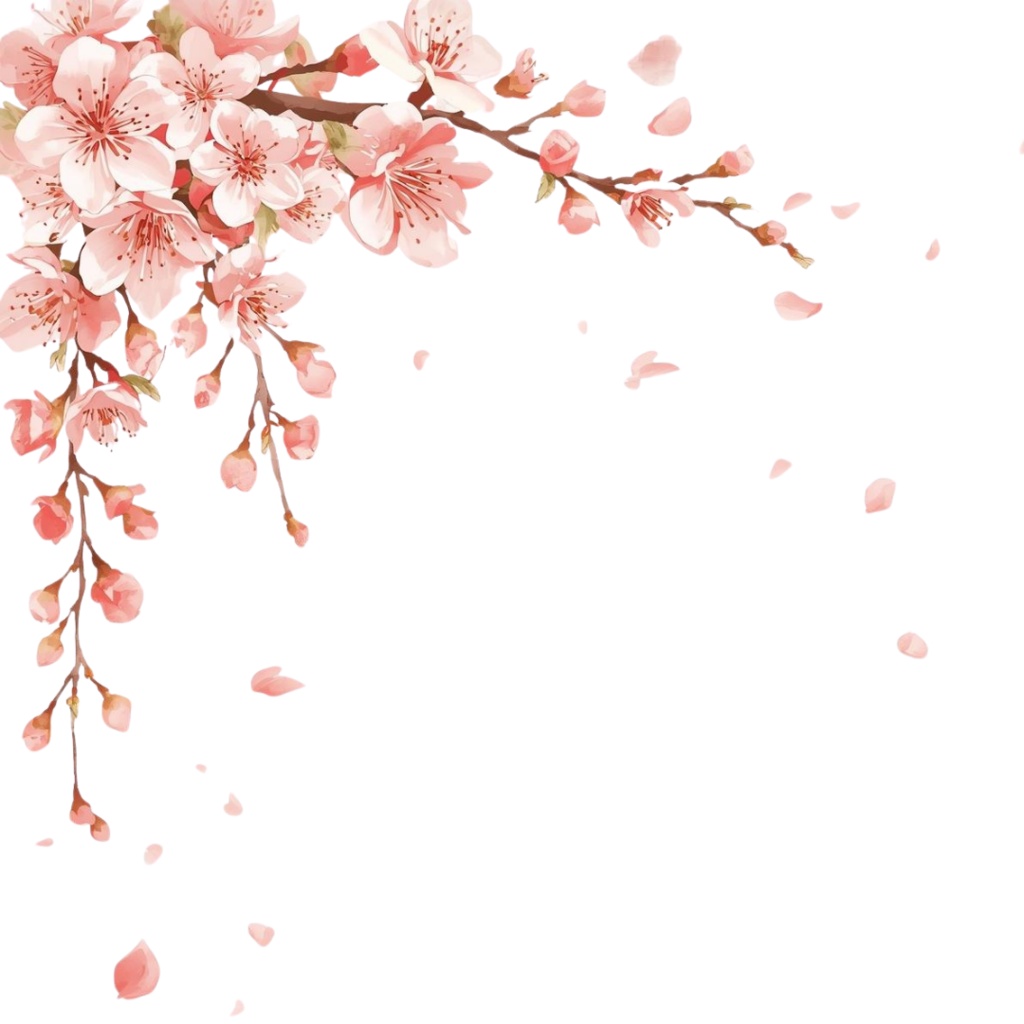 🌼 淡い水彩タッチのフラワーショップ クリップアートセット2 全50種 PNG形式(背景透過)🌼