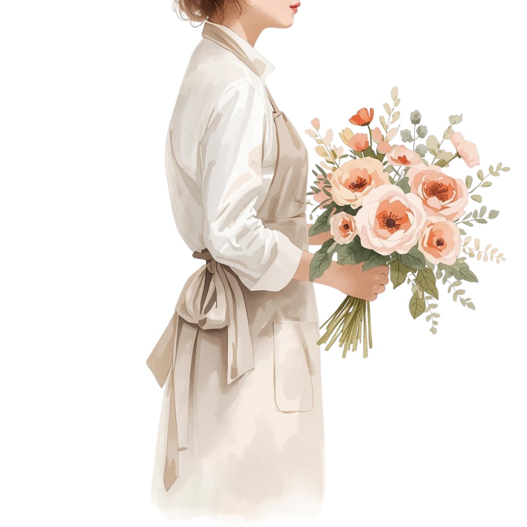 🌼 春の花 フラワーショップ クリップアートセット3 全42種 PNG形式(背景透過)🌼