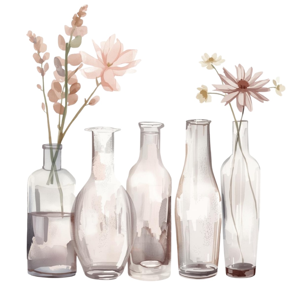 🌼 春の花 フラワーショップ クリップアートセット3 全42種 PNG形式(背景透過)🌼