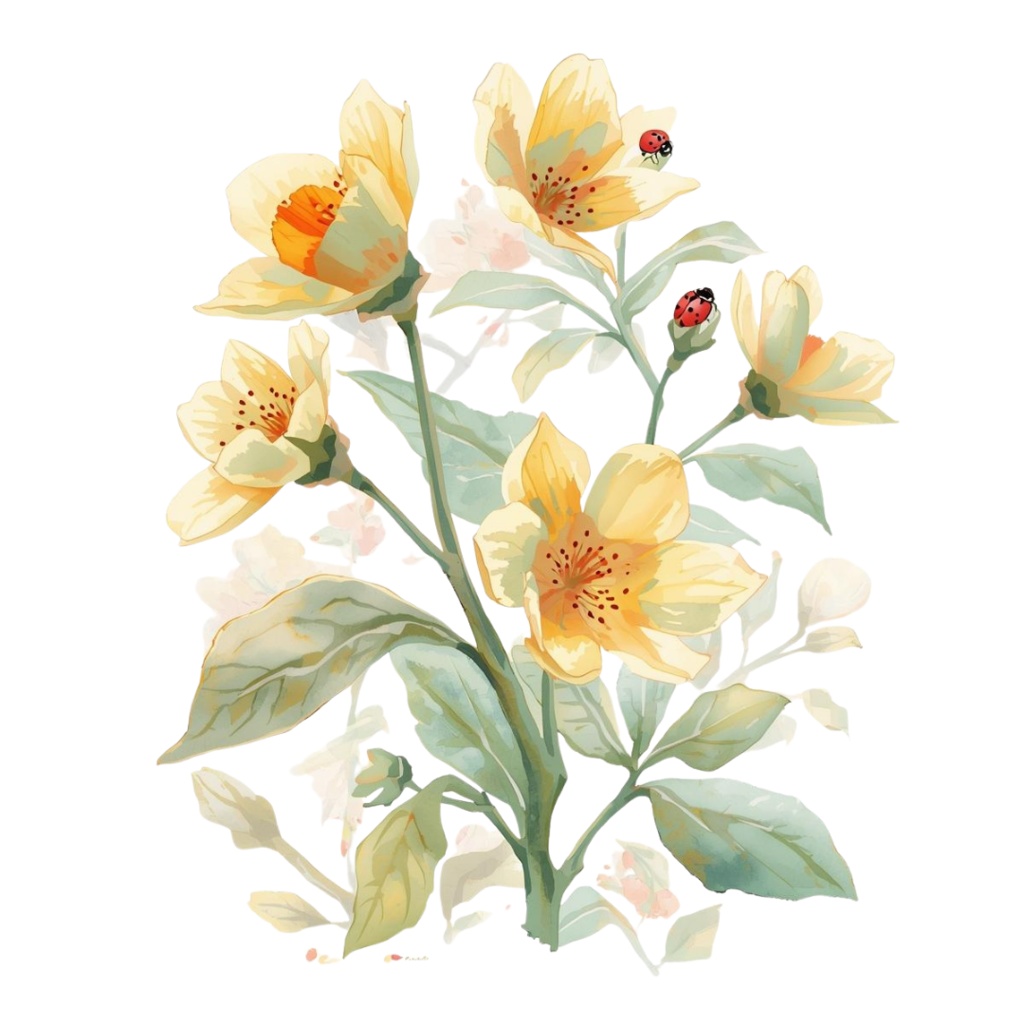 🌼 春の花 フラワーショップ クリップアートセット3 全42種 PNG形式(背景透過)🌼