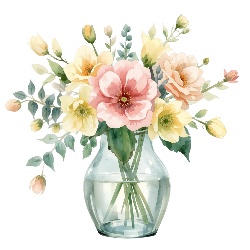 🌼 春の花 フラワーショップ クリップアートセット3 全42種 PNG形式(背景透過)🌼