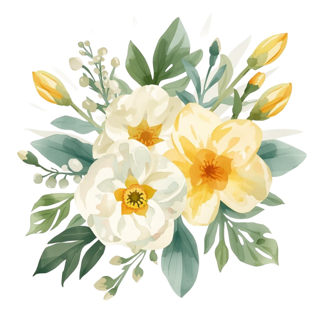 🌼 春の花 フラワーショップ クリップアートセット3 全42種 PNG形式(背景透過)🌼