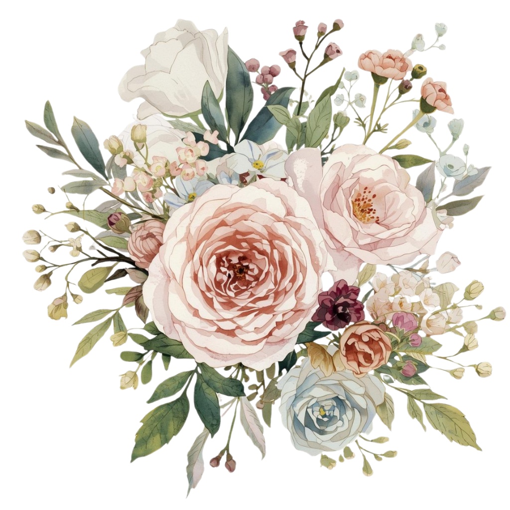 🌼 春の花 フラワーショップ クリップアートセット4 全47種 PNG形式(背景透過)🌼