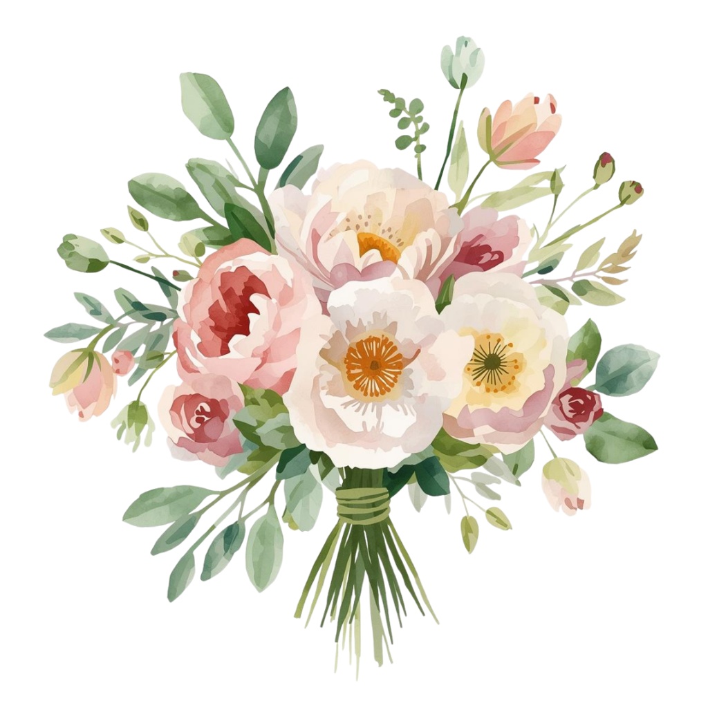 🌼 春の花 フラワーショップ クリップアートセット4 全47種 PNG形式(背景透過)🌼