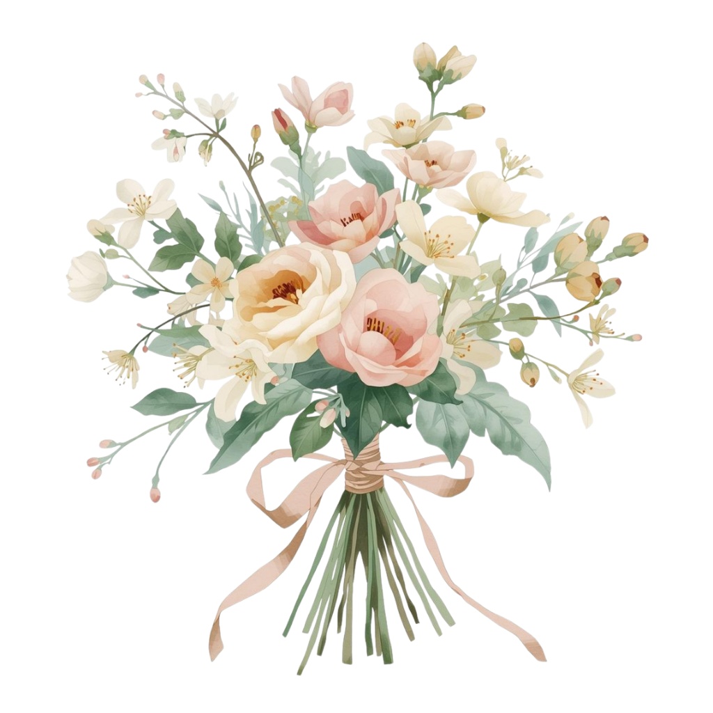 🌼 春の花 フラワーショップ クリップアートセット4 全47種 PNG形式(背景透過)🌼