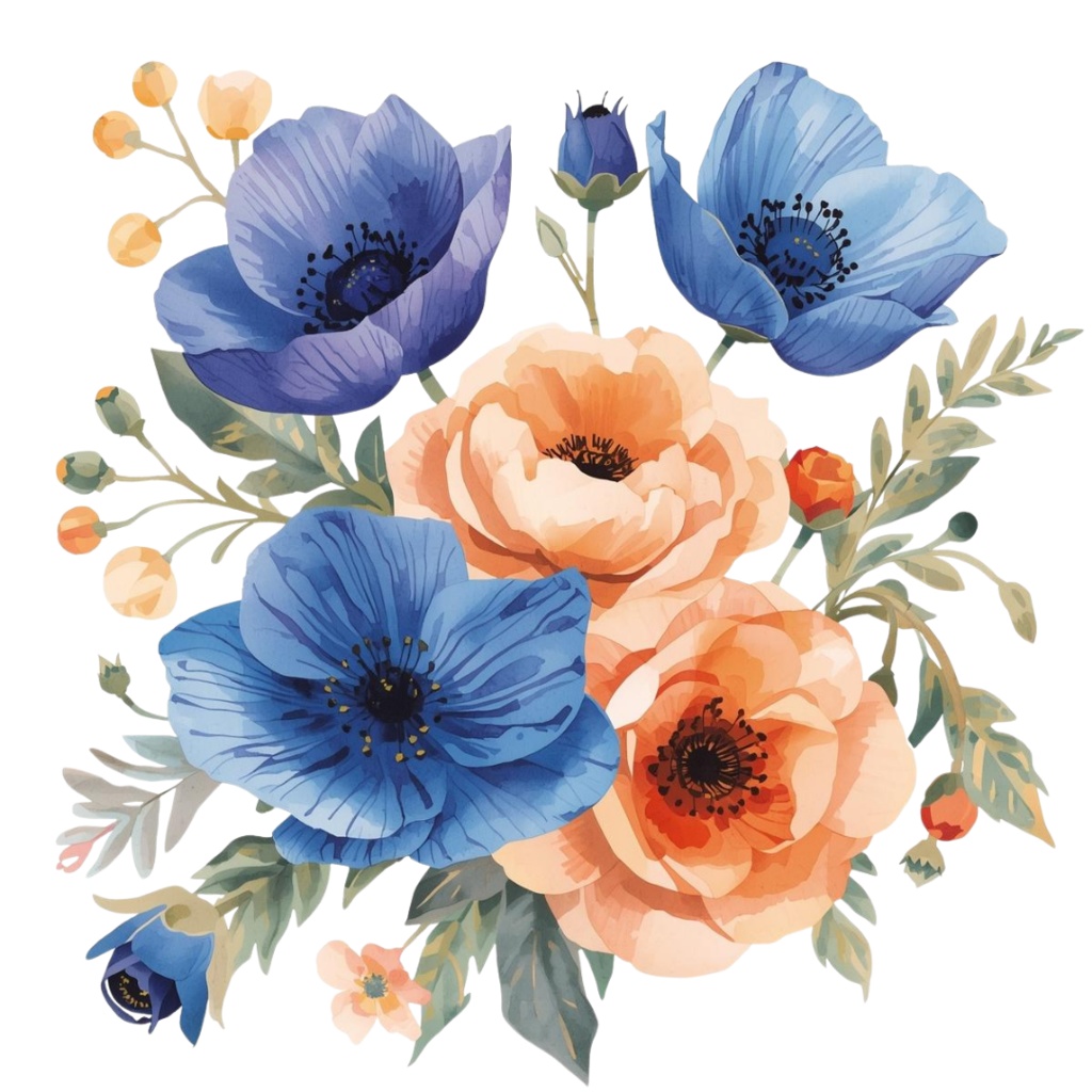 🌼 春の花 フラワーショップ クリップアートセット4 全47種 PNG形式(背景透過)🌼